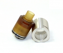 SXK KLS Style 316SS Bottom Feeding Squonker Rebuildable Dripping Atomizer - Silver
