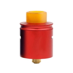 PT Style 24mm Rebuildable Dripping Atomizer w/Pei Drip Tip - Red