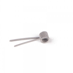 Prebuilt Clapton Coil 0.85ohm 26GA+32GA Heating Wire for Rebuildable Atomizers (10pcs) - Silver