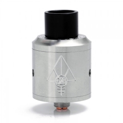 SJMY Goon 24mm Rebuildable Dripping Atomizer  w/ Wide Bore Drip Tip - Silver