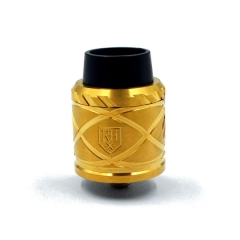 Royal Hunter X 24mm Stainless Steel Rebuildable Dripping Atomizer - Brass