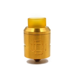Druga Style 24mm CSS Rebuildable Dripping Atomizer - Brass