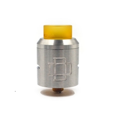 Druga Style 24mm CSS Rebuildable Dripping Atomizer - Silver