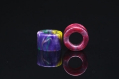 Resin Drip Tip for Petri Atomizer 1pc - Multicolor
