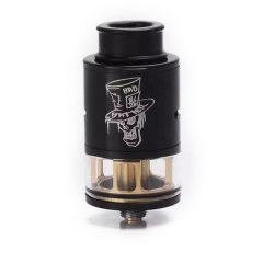 Authentic ADVKEN Mad Hatter RDTA Rebuildable Dripping Tank Atomizer - Black