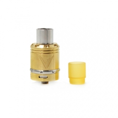 Vaux Style 24mm Rebuildable Dripping Atomizer w/ Pei Drip Tip- Brass