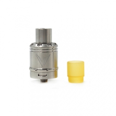 Vaux Style 24mm Rebuildable Dripping Atomizer w/ Pei Drip Tip- Silver