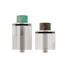 Omni Style 27mm Rebuildable Dripping Atomizer RDA - Silver