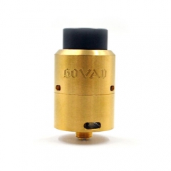 Govad Style 24mm RDA Rebuildable Dripping Atomizer - Gold