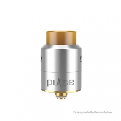 Authentic Vandy Vape Pulse 22mm RDA Rebuildable Dripping Atomizer w/ Extra Bottom Feeding - Silver