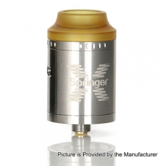 Springer X Style 24mm RDA Rebuildable Dripping Atomizer - Silver