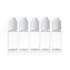Empty E-Liquid Dropper Bottles for E-Cigarette (5-Pack / 10mL)