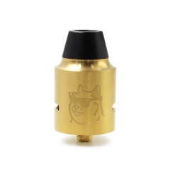 Doge V4 Style 24mm RDA Rebuildable Dripping Atomizer - Gold