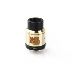 Vapebreed Atty V4 Style 24mm RDA Rebuildable Dripping Atomizer - Gold