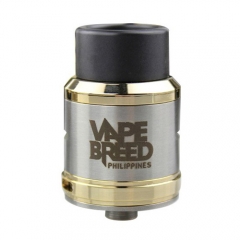 Vapebreed Atty V4 Style 24mm RDA Rebuildable Dripping Atomizer - Silver