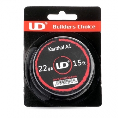 Authentic YouDe UD Kanthal A1 22 AWG Resistance Wire for RBA / RDA / RTA - Silver, 0.65mm Diameter