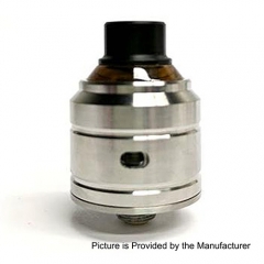 YFTK Comet BF Capable Style 316SS RDA Rebuildable Dripping Atomizer w/ Squonk Pin - Silver