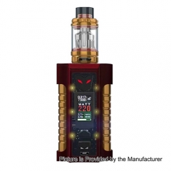 Authentic Sigelei MT Combines 220W TC VW Variable Wattage Mod + Tank Atomizer Kit - Dark Red