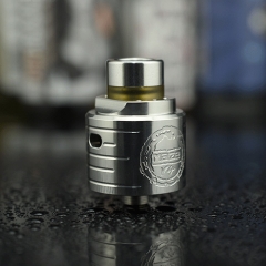Authentic HCigar MAZE V4 316SS 24mm RDA Rebuildable Dripping Atomizer - Silver