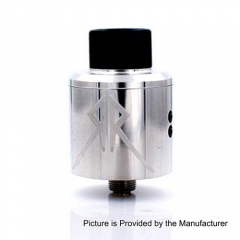 Recoil Rebel Style 25mm RDA Rebuildable Dripping Atomizer - Silver
