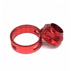 Ulton Replacement Top Cap and Airhole Ring for SQ Emotion Atomizer - Red