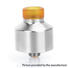 Coppervape Narca Style 22mm 316SS RDA Rebuildable Dripping Atomizer w/ BF Pin - Silver