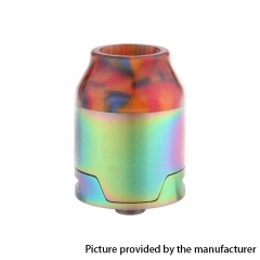 Elite Style 24mm RDA Rebuildable Dripping Atomizer w/BF Pin- Rainbow