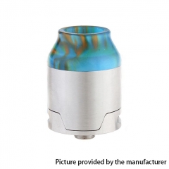 Elite Style 24mm RDA Rebuildable Dripping Atomizer w/BF Pin- Silver