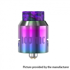 Authentic Vandy Vape Iconic 24mm RDA Rebuildable Dripping Atomizer w/ BF Pin - Rainbow