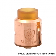 Authentic Marvec Dark Knight 24.5mm RDA Rebuildable Dripping Atomizer w/ BF Pin - Copper