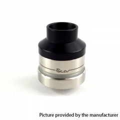 Kindbright Scar Atty Style 22mm RDTA  Rebuildable Dripping Tank Atomizer w/ BF Pin 1.9ml - Silver