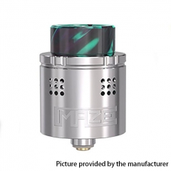 Authentic Vandy Vape Maze 24mm Sub Ohm BF RDA Rebuildable Dripping Atomzier 2ml- Silver