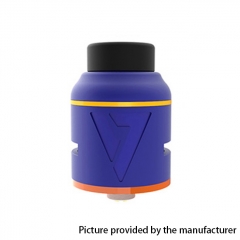 Mad Dog V2 Style 24mm RDA Rebuildable Dripping Atomizer w/ BF Pin - Purple
