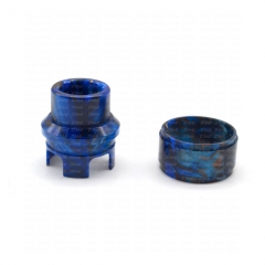 ULTON Replacement Resin 810 Top Cap Drip Tip and Resin Tank for Korina(Limited Edition) - Blue