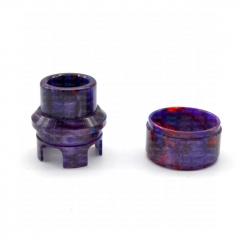 ULTON Replacement Resin 810 Top Cap Drip Tip and Resin Tank for Korina(Limited Edition)- Purple