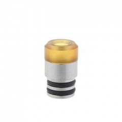 Replacement PEI + Stainless Steel Hybrid Drip Tip for Prime Atomizer 2pcs - Silver