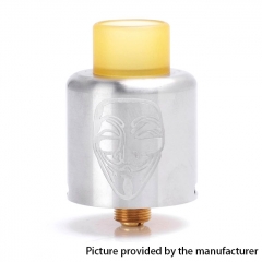 Authentic Timesvape Mask 24mm RDA Rebuildable Dripping Atomizer w/ BF Pin - Silver