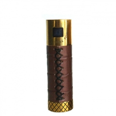Authentic Marvec Magic Wand 25mm 90W Mechanical Mod - Brass Leather Brown