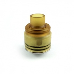 The Flave Style 316SS RDA Rebuildable Dripping Atomizer w/BF Pin - Yellow