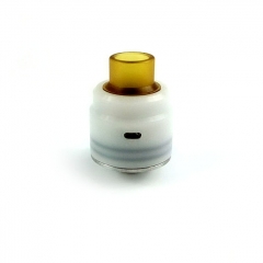 The Flave Style 316SS RDA Rebuildable Dripping Atomizer w/BF Pin - White