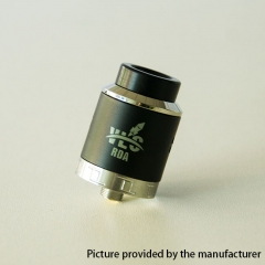 VLS Style 25mm RDA Rebuildable Dripping Atomizer w/ BF Pin - Black