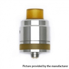 Kindbright Flave 24mm Style 316SS RTA Rebuildable Tank Atomizer w/ BF Pin - Silver