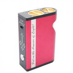 Authentic Marvec Priest BF 90W 18650 20700 21700 Box Mod with 8ml Bottle - Red