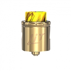 Authentic Vandy Vape Lit 24mm RDA Rebuildable Dripping Atomizer w/ BF Pin - Gold