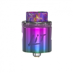 Authentic Vandy Vape Lit 24mm RDA Rebuildable Dripping Atomizer w/ BF Pin - Rainbow