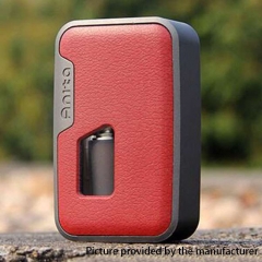 Authentic Arctic Dolphin Anita 100W TC VW Squonk Box Mod - Gray Frame + Red Leather