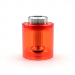 ULTON Replacement PMMA Bell Cap w/Short Chimney for FEV 3/4/4.5 Atomizer 3.5ml- Red