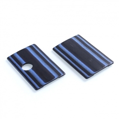 SJMY Replacement Front + Back Cover Panel for SXK BB Style Box Mod - Blue+ Black