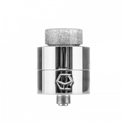 Authentic Ystar Levante 24mm RDA Rebuildable Dripping Atomizer w/BF Pin - Silver