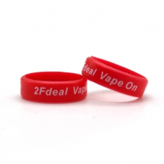 2Fdeal Vape On Bands for Ecig/Atomizer (2-PC) - Red White